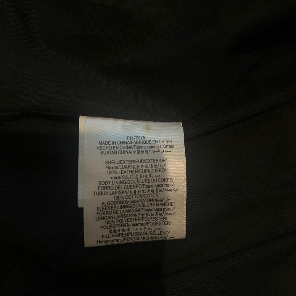 Bcbgeneration Black Leather Jacket Size Small - image 6